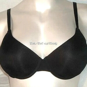 38DD Self Expressions by Maidenform Molded Cup Underwire Bra Black New with Tags